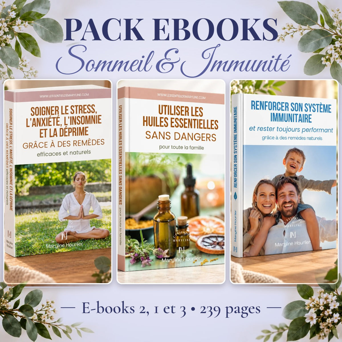 Pack e-books Sommeil et immunité — 239 pages