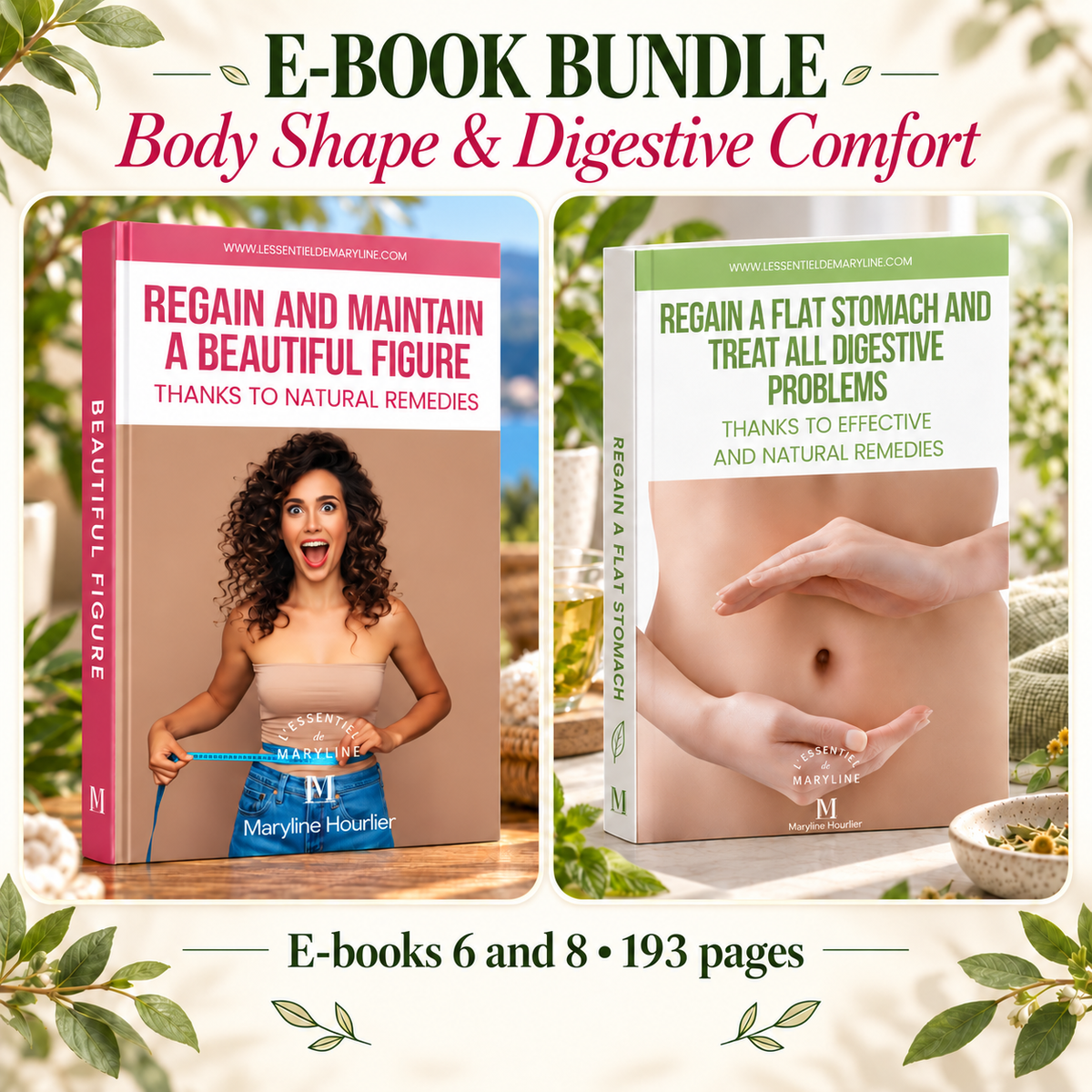 Body Shape and Digestive Comfort e-book bundle — Maryline Hourlier