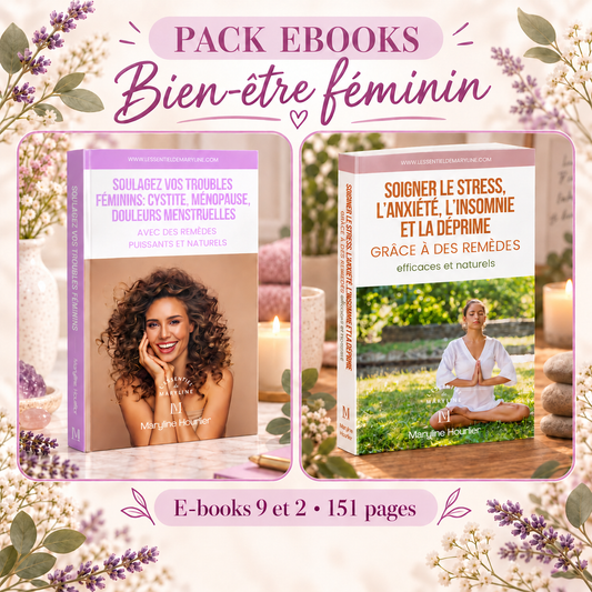 Pack e-books Bien-être féminin — 151 pages