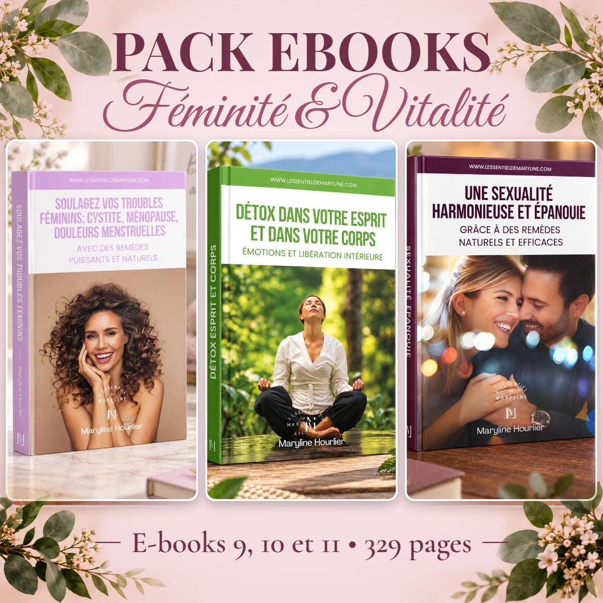 Pack e-books Féminité et vitalité — 329 pages