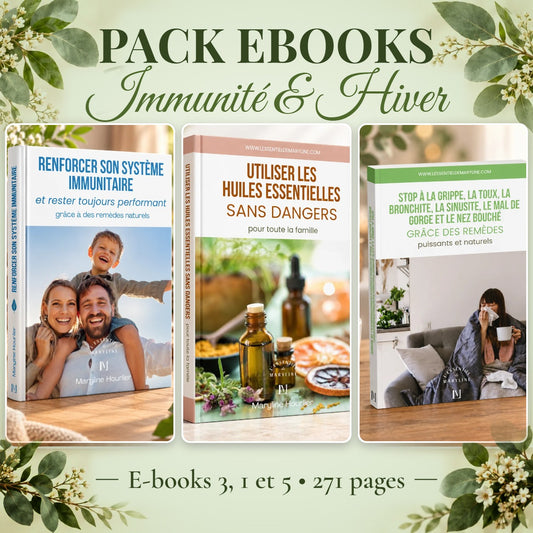 Pack e-books Immunité et hiver — 271 pages
