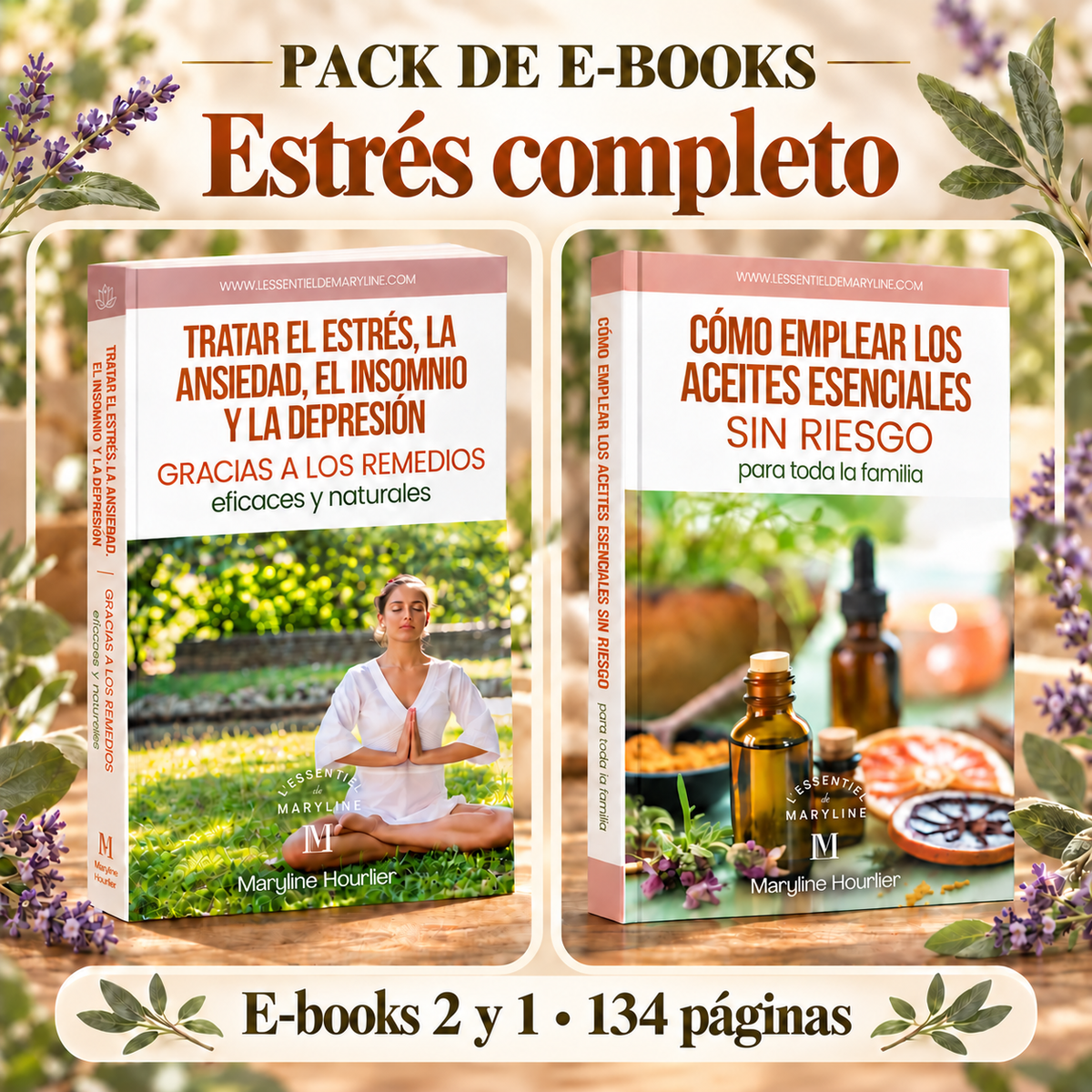 Pack de e-books Estrés completo — 134 páginas