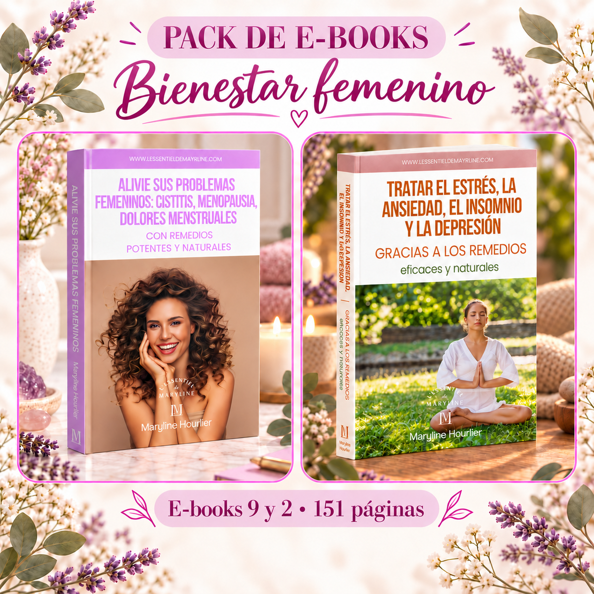 Pack de e-books Bienestar femenino — 151 páginas